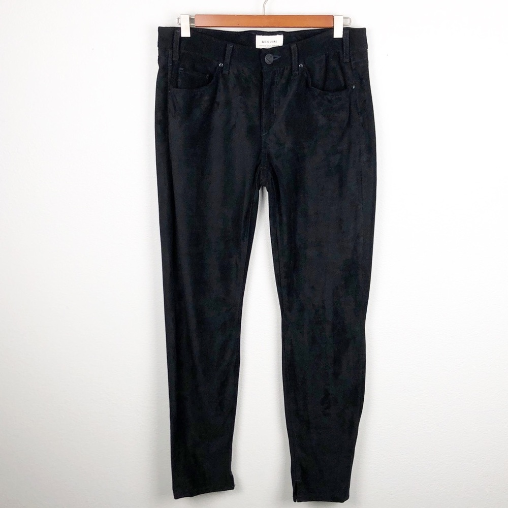 McGuire Newton‎ Faux Suede Skinny Jeans Black 27